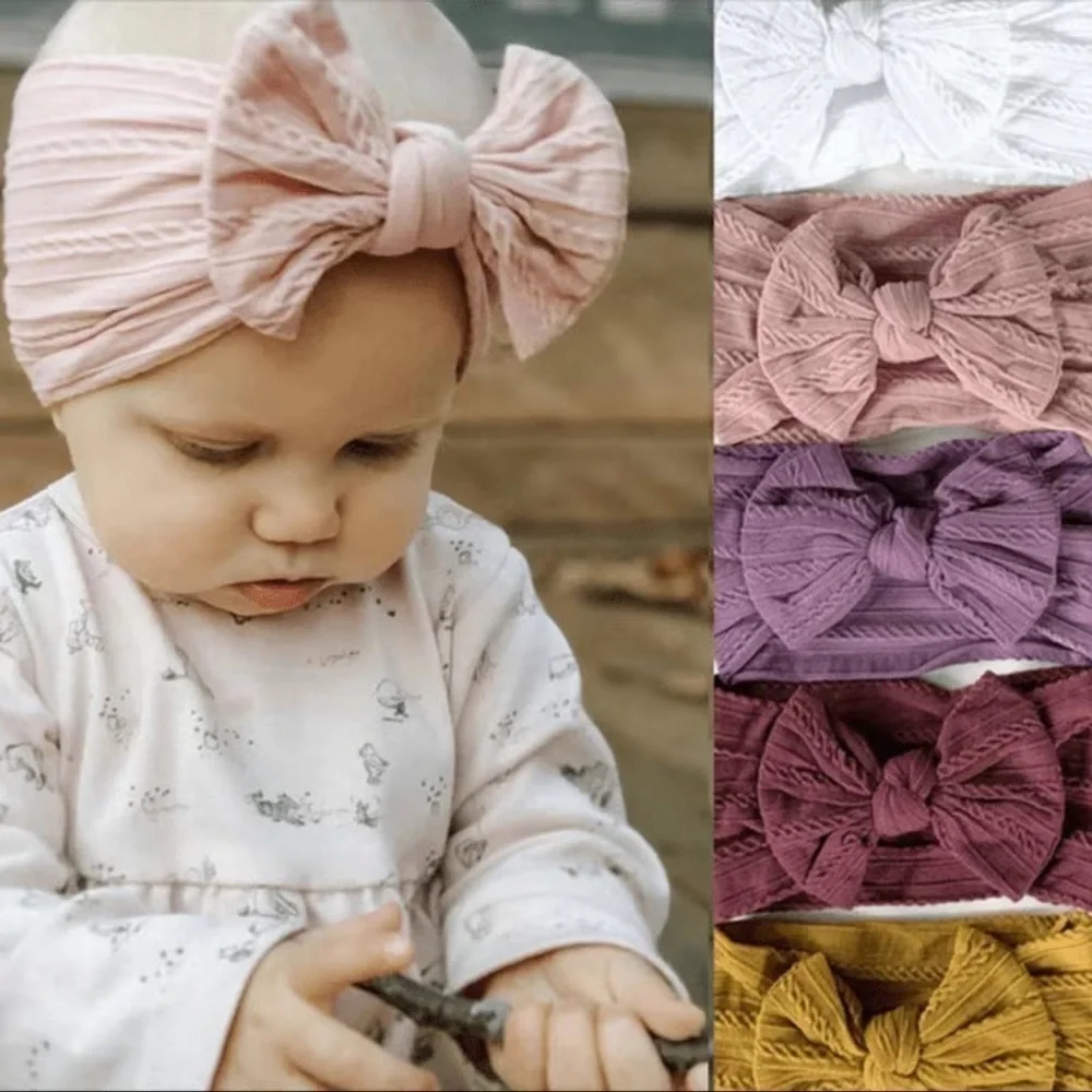 NEW, Baby Head-Wrap Bow